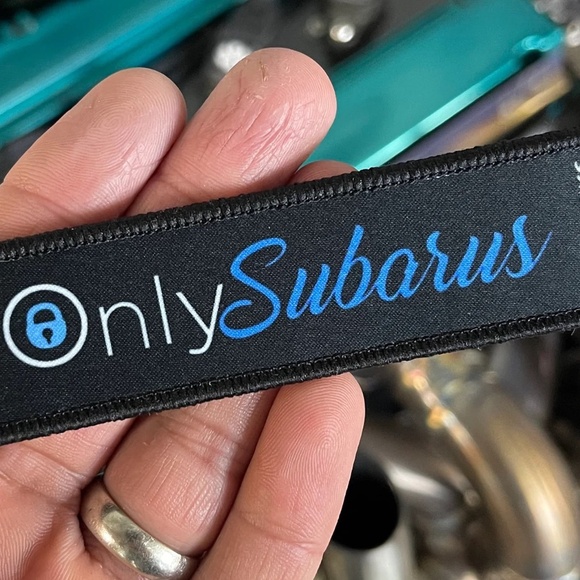Only Subarus Car Keychain Keytag - Picture 2 of 2